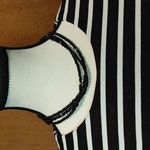 Silpada 3-Strand Sterling Silver 925 W/ Black Glass Beads Necklace